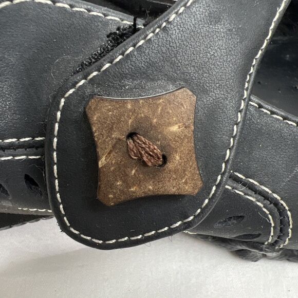 Skechers 47564 Black Leather Casual Mary Jane Flats Shoes Women's Size 8.5 - Picture 10 of 14